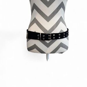 Black Belt w/ Silver Grommets